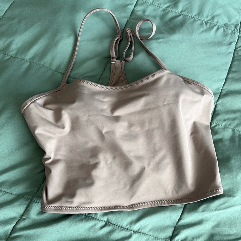 SKIMS SIGNATURE SWIM CAMI TOP | DESERT - LARGE